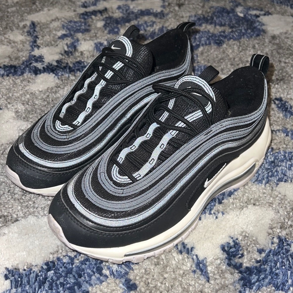 Air Max 97s black and white